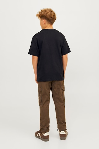 Jack & Jones Jjecaleb Varsıty Tee Ss O Siyah Erkek Çocuk Kısa Kol T-shirt SIYAH