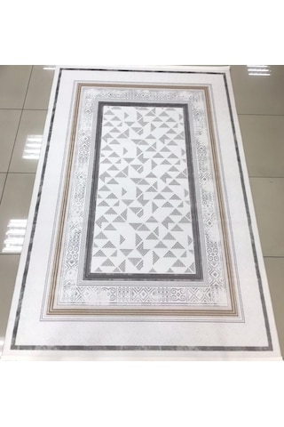 Merinos Halı Vista 76593 957 Serisi Triko Akrilik Salon Oturma Yatak Odası Halısı Krem - Bej - Gri