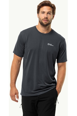 Jack Wolfskin Vonnan S/s T M Erkek T-shirt-28382-siyah Siyah