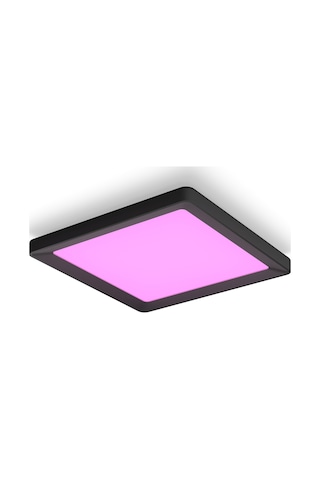 Philips Hue Tento Siyah Sıva Üstü Rgb Akıllı Led Panel Tavan Armatürü 30x30cm 1340 Lumen Renkli