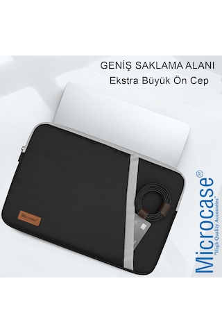 Microcase Apple Uyumlu MacBook Air 13 İnch M4 2025 İçin Çok Amaçlı Sleeve Tipi Çanta Al5422 Omuz Çantası