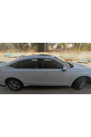 Honda - Cıvıc Fe1 2022+ Uyumlu Cam Çıtası 8 Parça Nikelaj