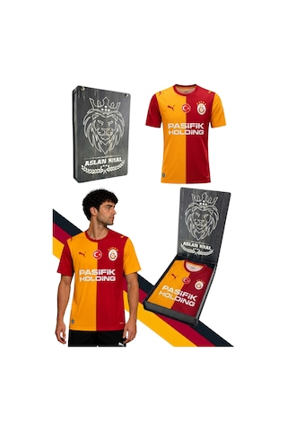 Gs Frm 041 784991 Galatasaray Orjinal Lisanslı Puma 2026/2027 İç Saha Parçalı Forma Lazer Kutu Hediyeli Kırmızı - Sarı