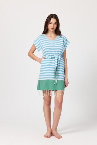 Mulberry Miya Tunik Plaj Elbisesi %100 Pamuk Yeşil