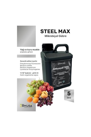 Bmusa Steel Max 5 Lt Mikrobiyal Gübre