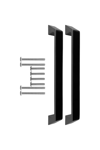 Mutfak Ve Banyo Dolabı Kapakları Ve Çekmeceler İçin Metal Kulp Paslanmaz Alüminyum Mobilya Dolap Kulbu 160mm Mat Si