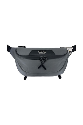 Ççs London 31412 Çift Gözlü Xl Bel Çantası Gri