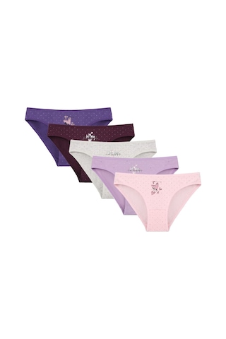 5'li Kadın Külot 2181b22 Gri