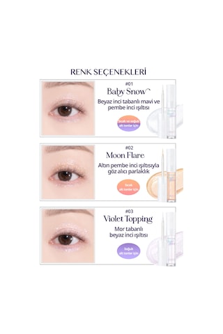 Işıltılı Ve Şeffaf Likit Glitter Clıo Moon Glass Liquid Glitter Sweet Cloud 04 Pink Spread 04