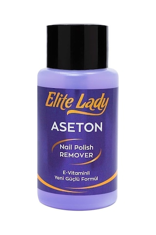 Elite Lady E Vitaminli Tırnak Güçlendirici Aseton 6 x 200 ML