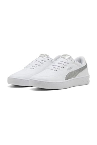 Puma Court Lally Metallic Whisper Kadın Beyaz Sneaker Ayakkabıı 40605802