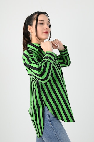 Koza Butik Kadın Desenli Gömlek 1674-25-1 001
