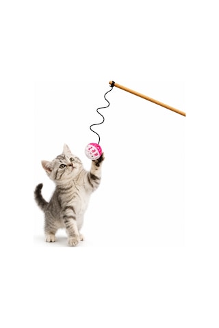 Kedi Oltası - Dawcat - Plastik Toplu - Beyaz/pembe