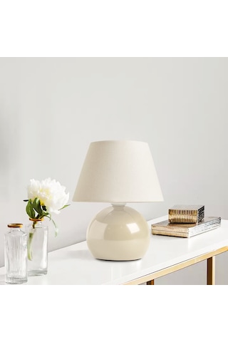 Homing Carpi Küre Metal Krem Abajur 241791 Krem