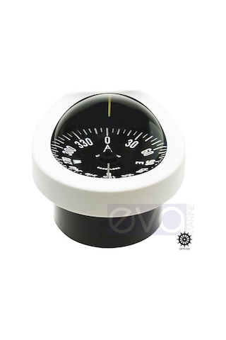 Auto Nautic C12-010 Pusula Tekne Yat Yelkenli Gömme Model Siyah