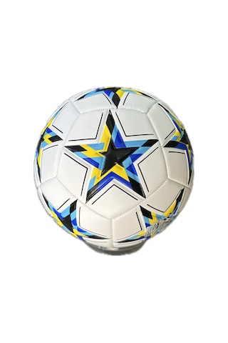 Şampiyonlar Ligi Özel Tasarım İstanbul 2024 Topu 480 Gram Sert Zemin Futbol Topu Beyaz