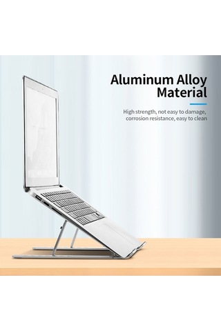 Didadodo 7 Seviyeli Farklı Renklerde Ayarlanabilir Taşınabilir Dizüstü Bilgisayar Standı - Ergonomik, Kaymaz Ve Soğutmalı