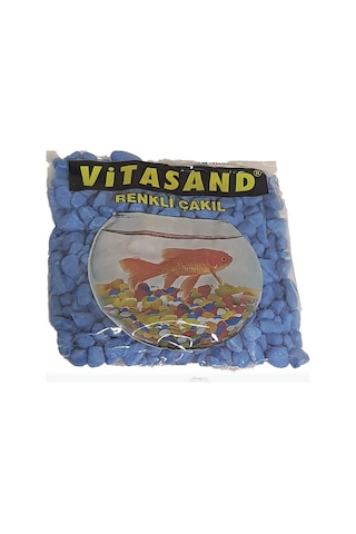 Vitasand Akvaryum Ve Fanus Çakıl Taşı 350 G Mavi Renk