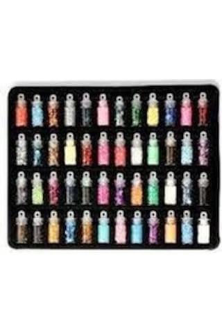 Nail Art Mega Sim Pul Boncuk Seti 48'li