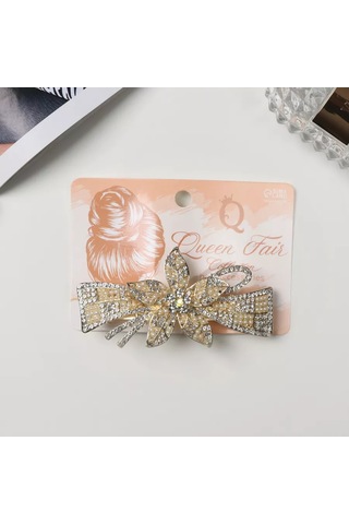 Queen Fair Saç İçin Otomatik Saç Tokası "lübnan" 8,5 Cm 272575839 Altın