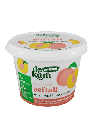 Dokuru Şeftali Kuru Meyve Cipsi 20 G