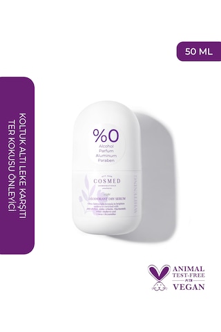 Cosmed Koltukaltı Leke Karşıtı - Ter Kokusu Önleyici Deodorant - Deodorant Dry Serum - 50 ml
