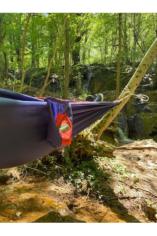 Camp And Map Cibinlikli Hamak 175 Kg Taşıma - Mavi Mavi
