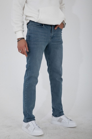 Hlt Jeans Hlthe003001 Taşlamalı Regular Fit Likralı Erkek Denim Kot Pantolon