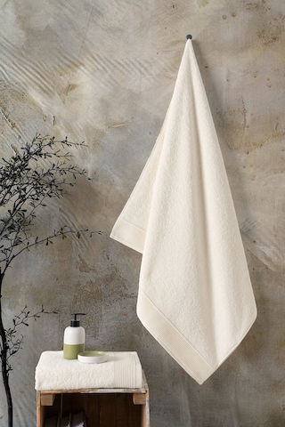 Varol Royal Serisi 2 Li Havlu Seti 50x90 & 90x150 Cm, 500 Gsm Premium krem