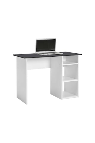 Vera 3 Raflı Çalışma Masası-beyaz-antrasit 101x75x45 Cm Gxyxd