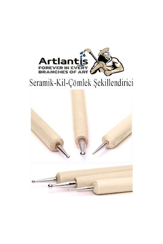 Top Uçlu Seramik Ve Kil Modelleme Seti 10lu 1 Paket Polimer Kil Şekillendirme Çömlek Oyma Çiçek Marzipan Mandala Top Ütü