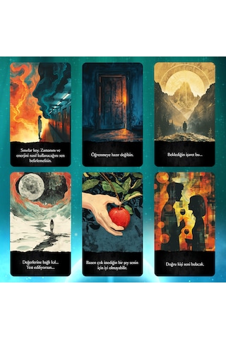 Yüksek Benliğinizden Mesajlar Tarot Kehanet Destesi / 90 Kart