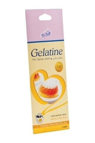 Yaprak Jelatin Sığır Jelatini 5 Adet Diğer