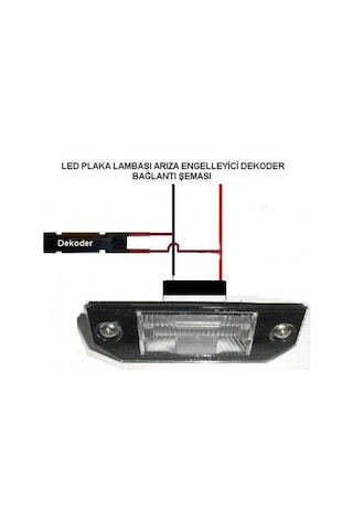 Volkswagen Golf Mk6 T10 Plaka Led Lambası ve Canbus Modülü