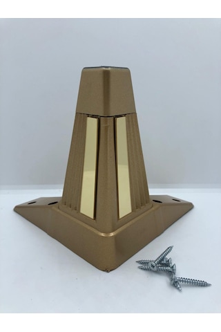 Karakoçaksesuar Söğüt,15Cm Plastik Gold, Koltuk,Baza,Mobilya Ayağı (4 Adet )