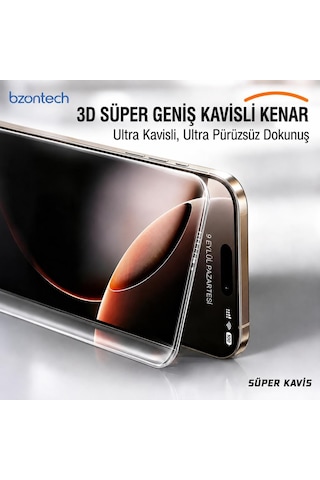 Apple iPhone 17 Pro Max / 18 Pro Max Uyumlu 300cc Yeni Nesil Çerçevesiz Tam Kaplayan Ekran Koruyucu Daraltma Yapmaz