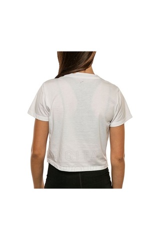 Puma W Floral Rıbbon Graphıc Tee Beyaz Erkek T-shirt 52748902