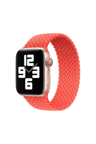Watch Ultra 49mm Kordon Uyumlu Krd-32 Small Strap Kayış Tknc- Turuncu
