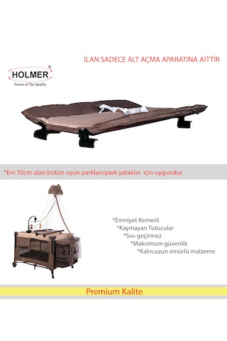 Holmer Alt Açma Aparatı Kahve Park Yatak/oyun Parkları İçin