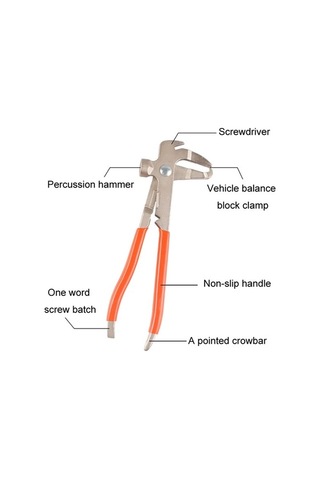 Ebitda Lastik Dengesi Ağırlık Kaldırma Pencesi, Çekici Çok Fonksiyonlu Kırmızı, Dayanıklı Dengeli Çekiç