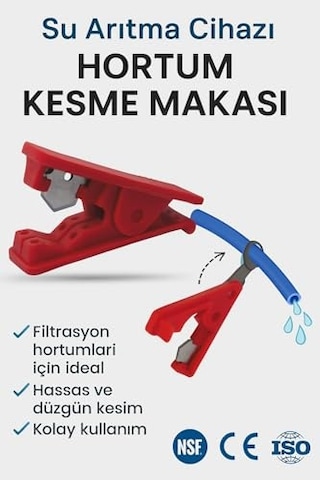 Watalina Su Arıtma Cihazı Hortum Kesme Makası