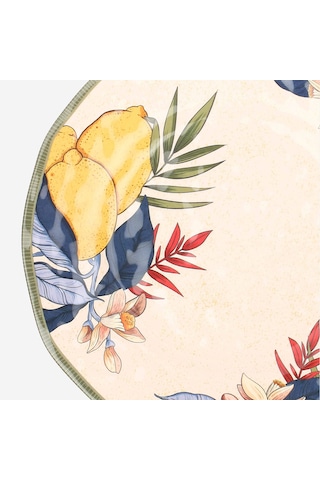 Bej Melamin Yemek Tabağı 27 Cm