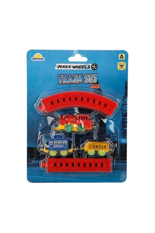 2559 Maxx Wheels Mini Tren Seti 11 Parça - Aklby-bsva58 Diğer