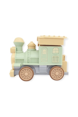 Oyuncak Tren Işıklı Sesli Bas Gitsin 14cm - Yeşil - 8068a