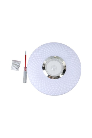 Powermaster Pm-27329 Beyaz 30 6 Cm 24 Watt Bluetooth Hoparlörlü Tavan Aydınlatma Al-bl302 Tornavida Hediyeli Diğer