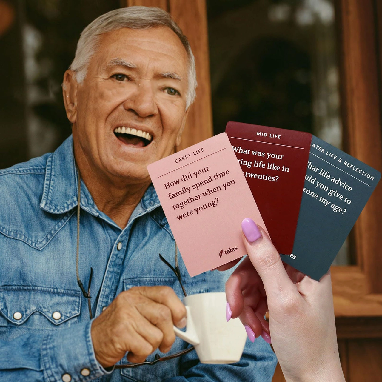 Wezone Aile Konuşma Kartları - 150 Profesyonel Soru İle Yaşam Hikayelerini Keşfedin, Duyusal Bağlantı Kurun, Anıları Saklayın