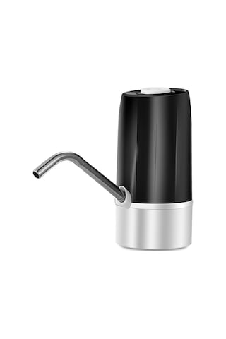 Kosona Usb Şarjlı Su Pompa Dispenseri - Dış/iç Kullanım, Dokunmatik Kontrol, 304 Çelik Çıkış Borusu, Siyah-gümüş