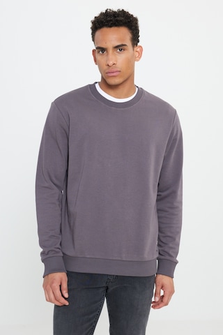 Ac&Co / Altınyıldız Classics Standart Fit Normal Kesim Bisiklet Yaka Erkek Sweatshirt - Koyu Gri