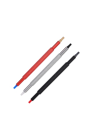 Lemestar Saat Tamiri Aleti 7404: 3'lü Paslanmaz Çelik İğne Takıcı Seti, 5 Farklı Delik Boyutu İle Saat İğnelerini Çizgiyi Çizmeden Güvenli Bir Şekilde Tak