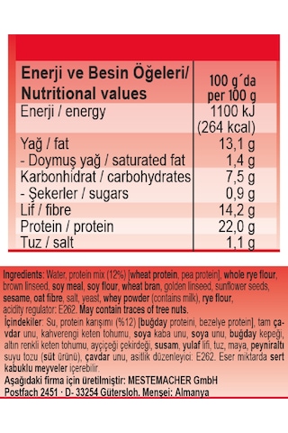 MesteMacher Proteinli Ekmek 250 G